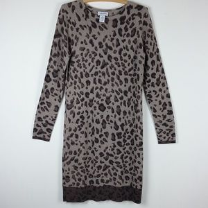 Carmen Marc Valvo Cashmere Blend Sweater Dress